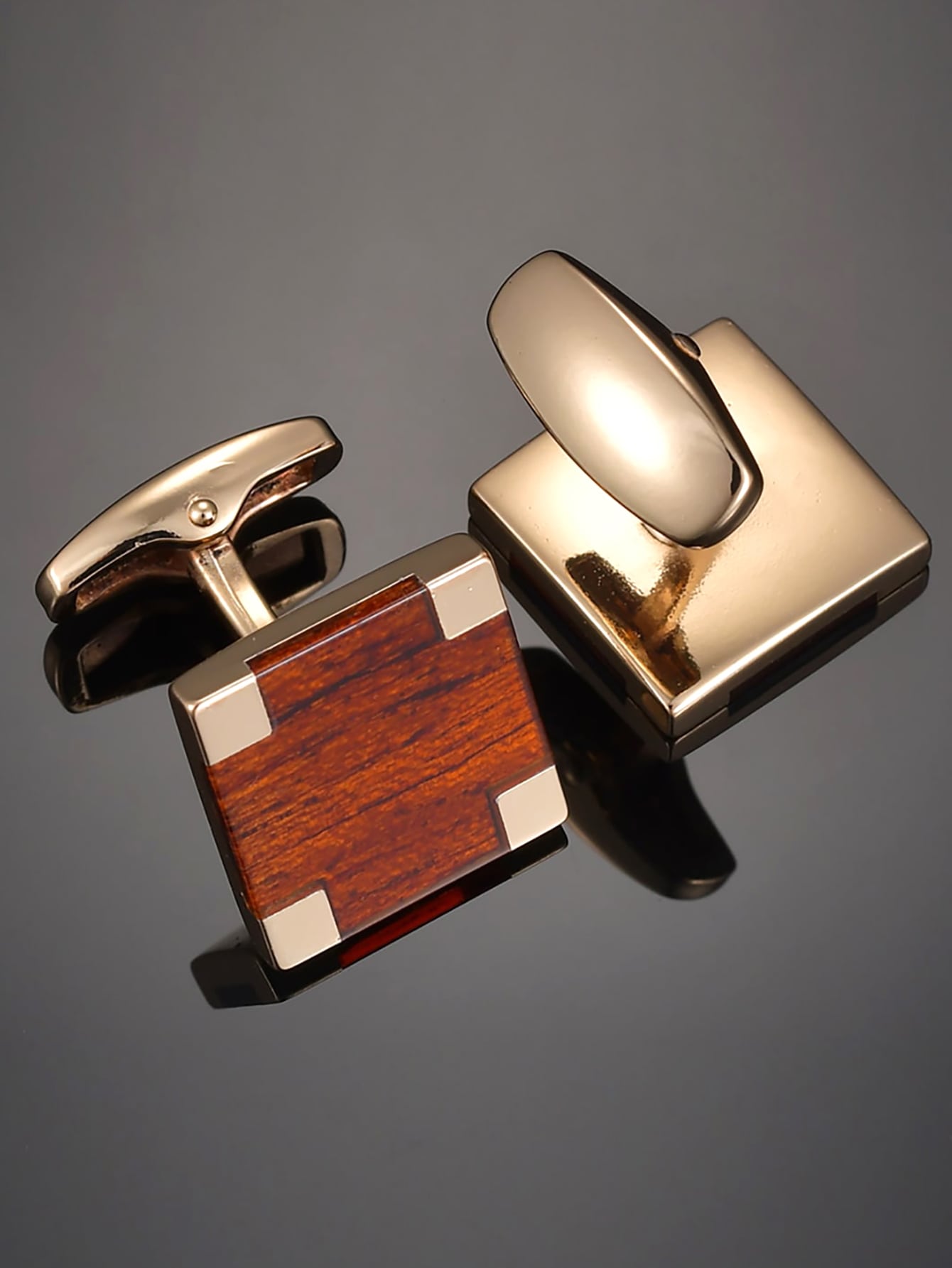 Men Geometric Cufflinks