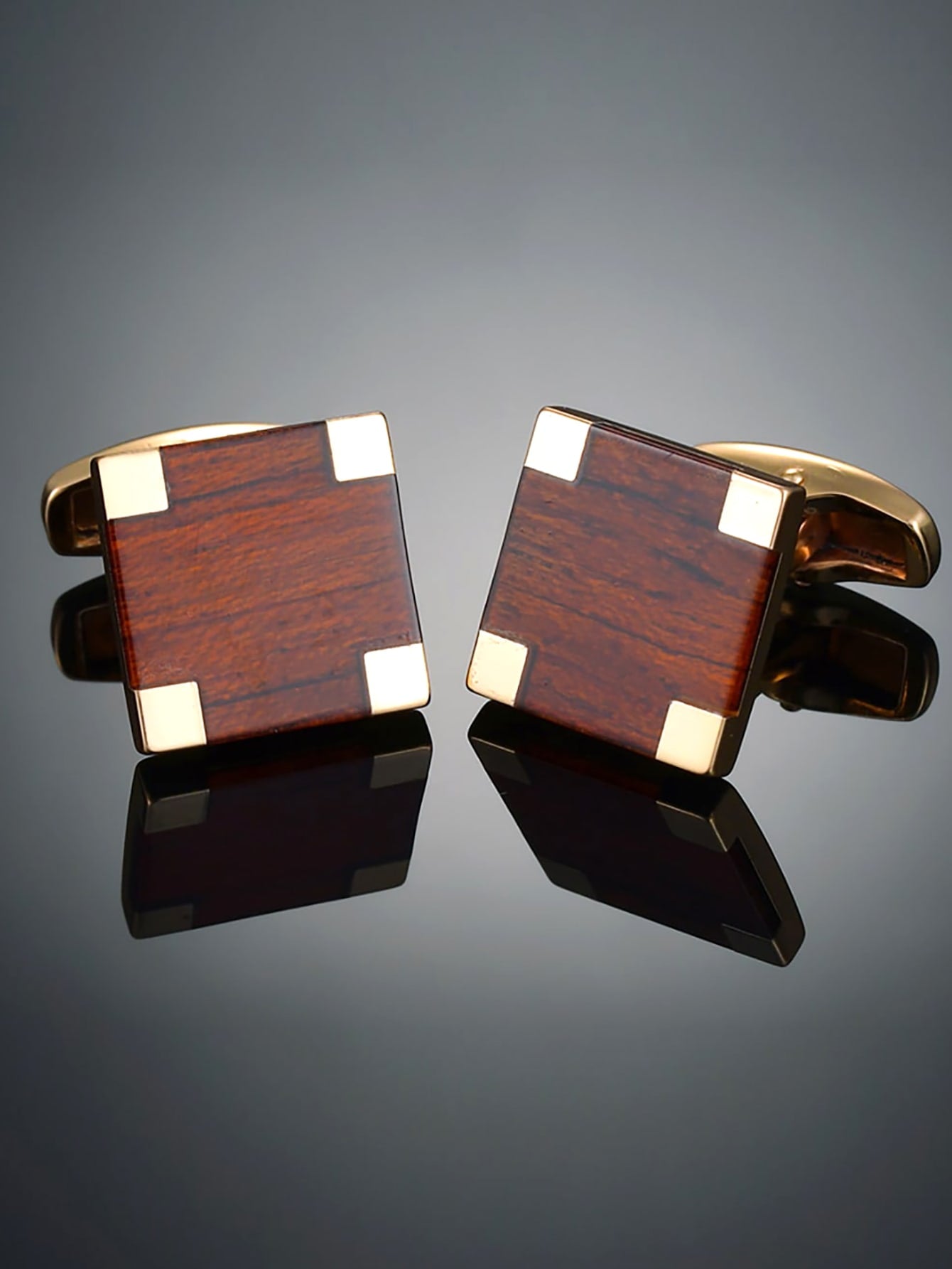 Men Geometric Cufflinks