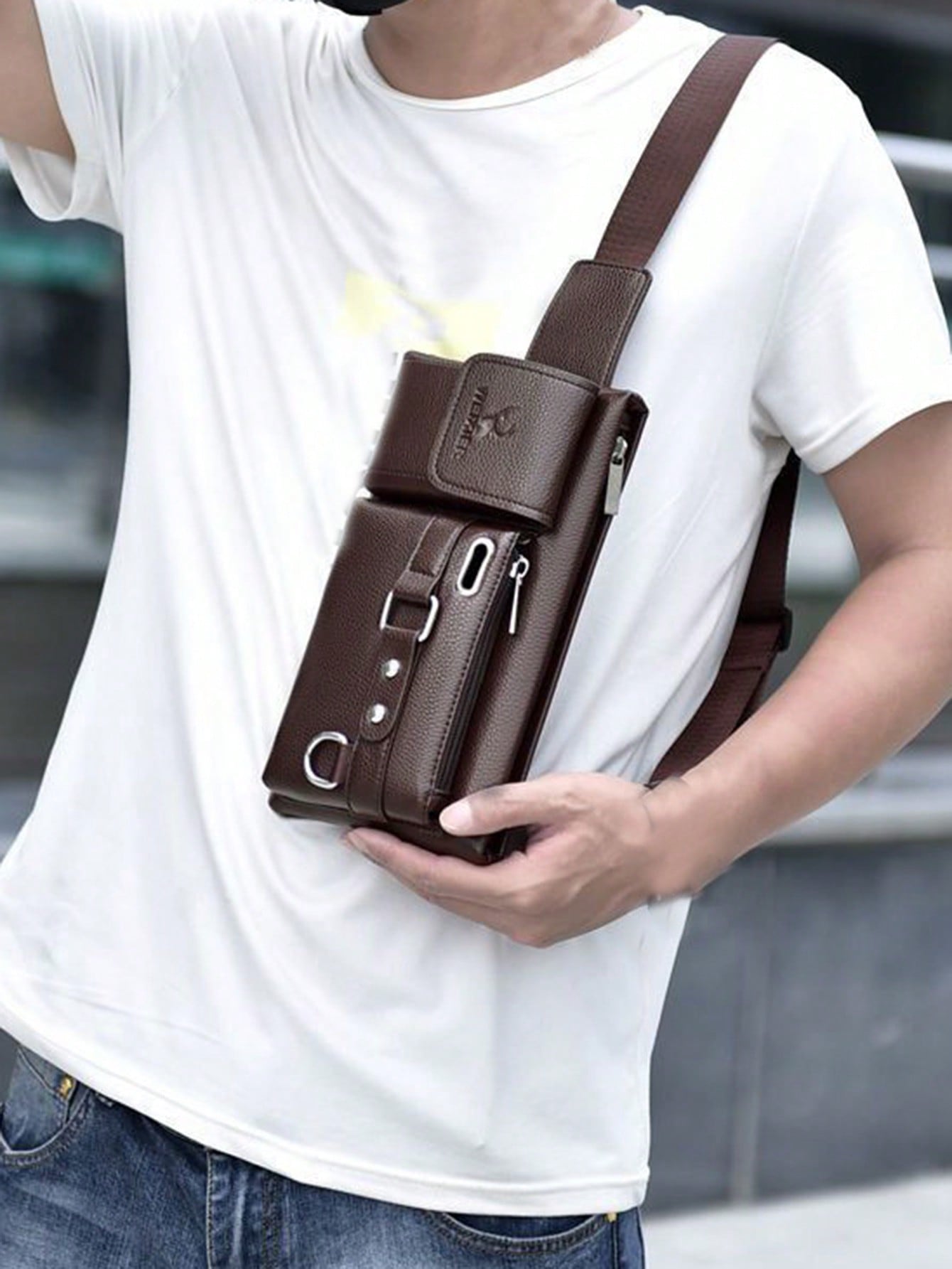 Crossbody Bag Waterproof  Leather Bag