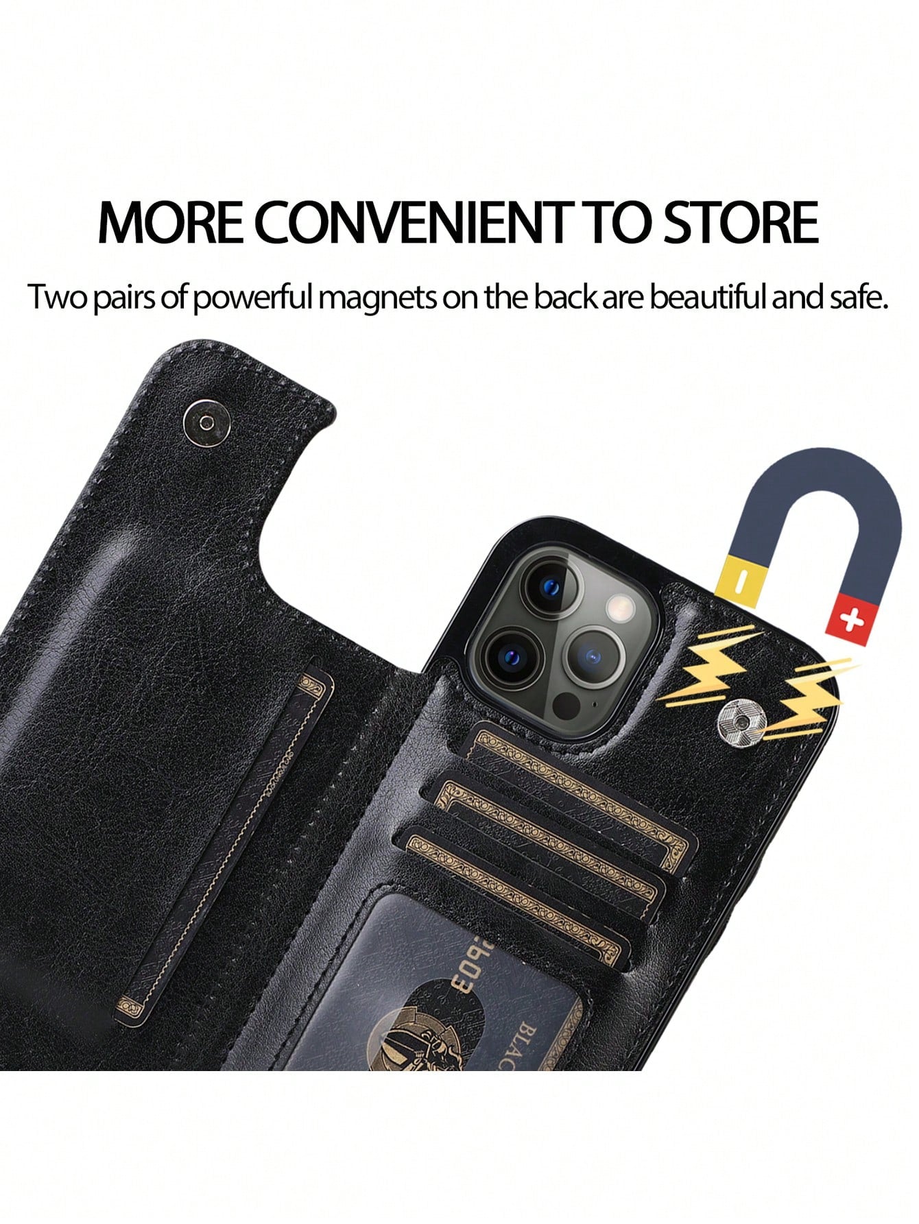 PU Flip Magnetic Phone Case