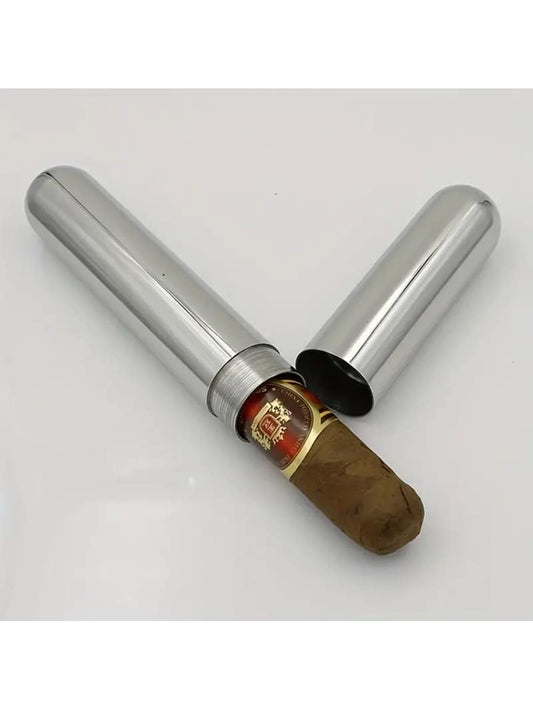 Stainless Steel Thickened Single Cigar Tube