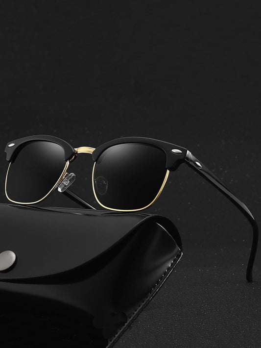 Men's Semi-rimless Fashion Sunglasses