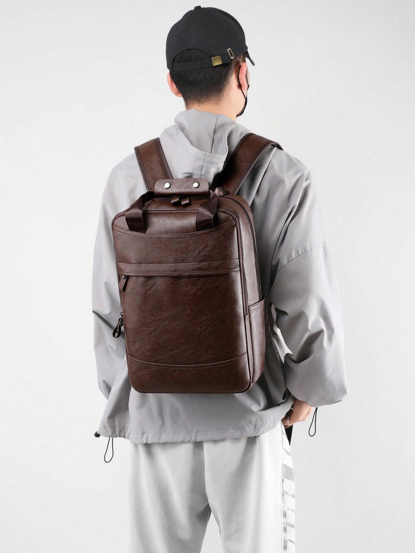 Pu Leather Backpack