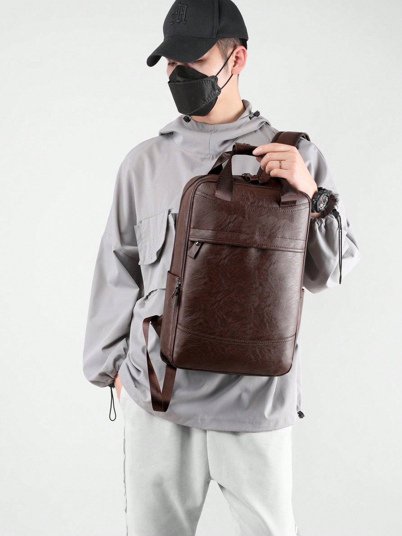 Pu Leather Backpack