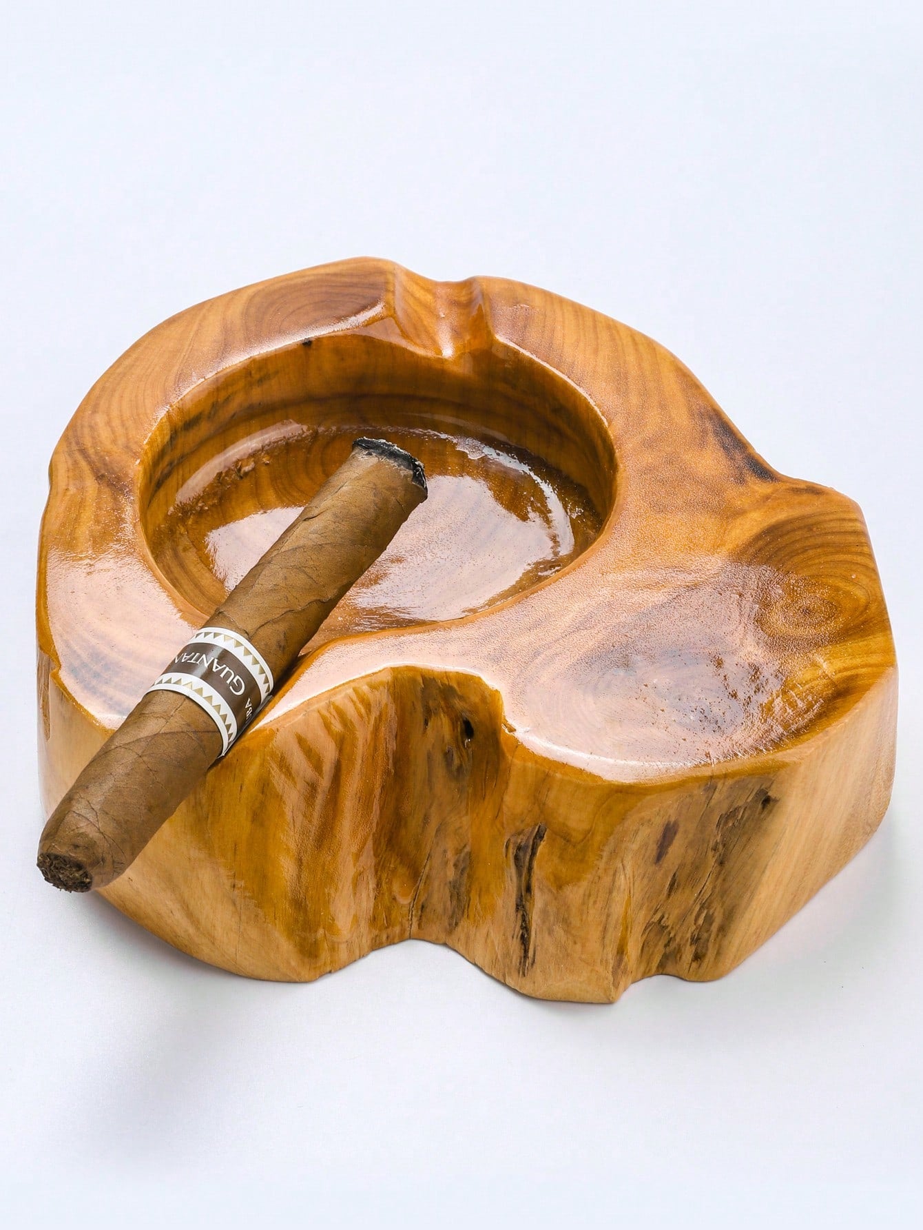 Wooden Cigar Ashtray